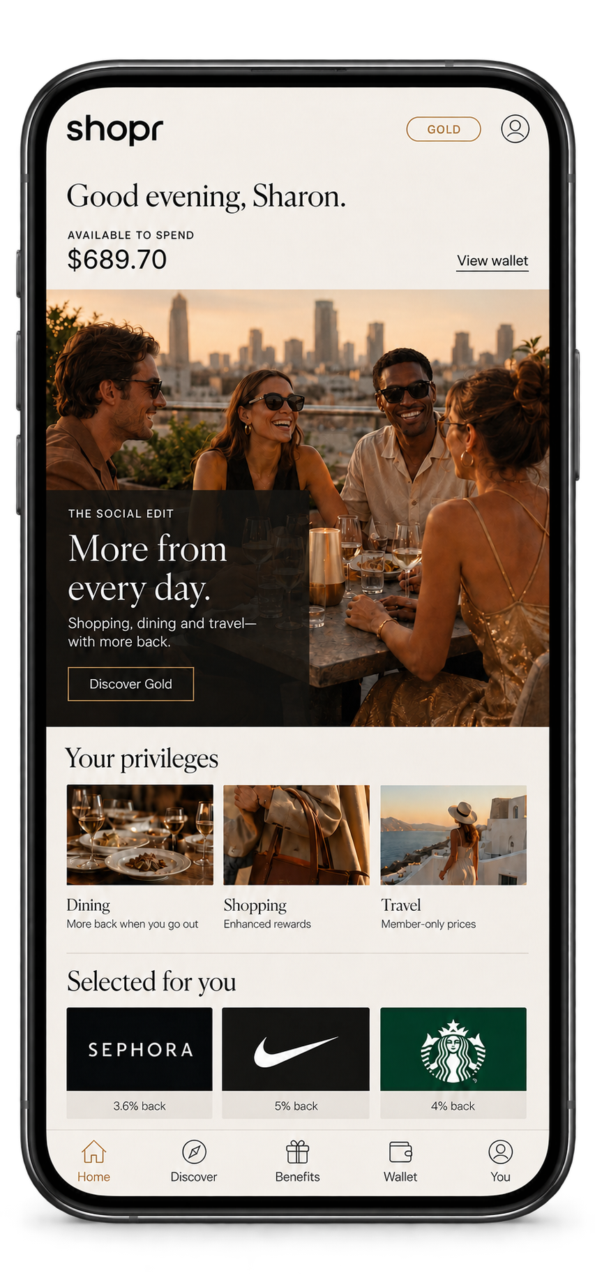 Shopr Rewards app