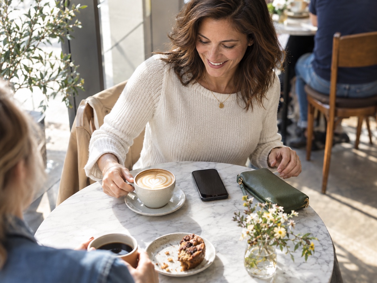 An everyday coffee purchase that can contribute through Roundup